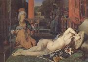 Jean-Auguste Dominique Ingres Odalisque avec esclave (mk32) oil